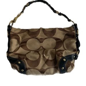 COACH Tan/Brown Hobo Bag